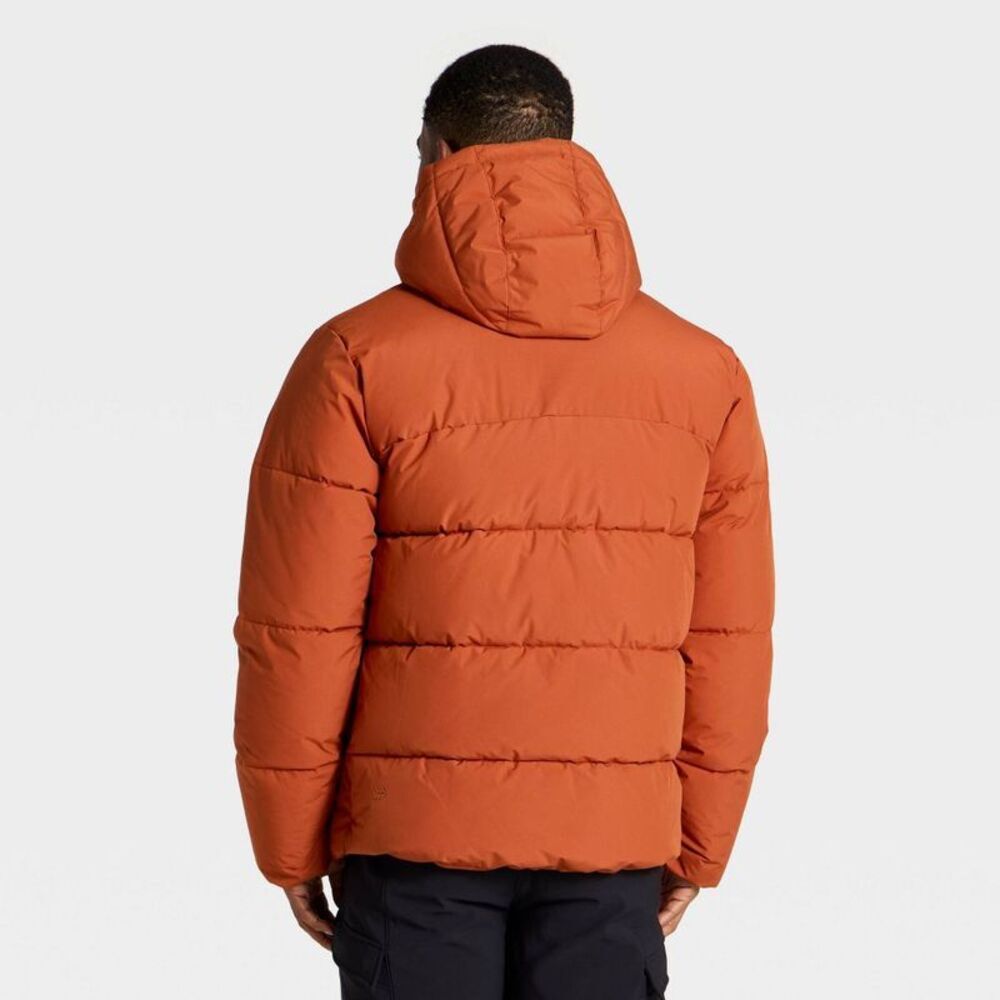 Men's Heavy Puffer Jacket - All In Motion Rust L - Picture 2 of 3